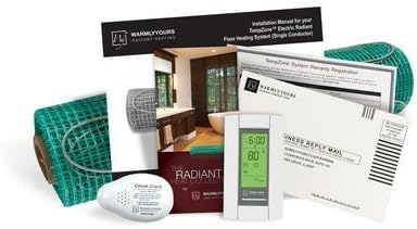 Warmly Yours TRT120-KIT-ST-3.0x02 Floor warming Kit with Programmable Thermostat, 3-Feet x 2-Feet, 120V by Warmly Yours