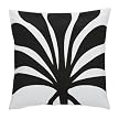Flourish Outdoor Accent Pillow - Black (18 x 18")