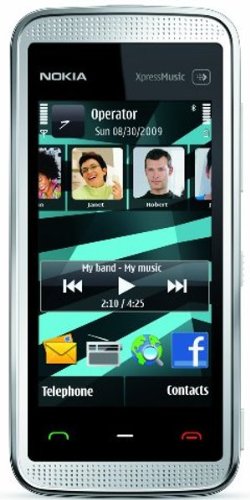 Nokia 5530 XpressMusic Unlocked Phone with Touchscreen--U.S. Version with Warranty (White)