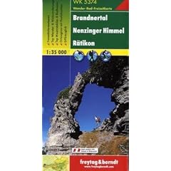 Freytag Berndt Wanderkarten, Brandnertal - Nenzinger Himmel - R�tikon 1:35.000