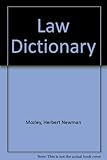 Mozley and Whiteley's law dictionary