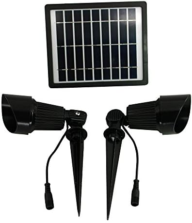 SGG-S24-WW Warm White Solar Flag Pole and Spot Light by Solar Goes Green
