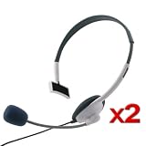 2 NEW LIVE HEADSET+MIC WIRELESS CONTROLLER