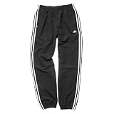Adidas Essentials 3S Woven Pant Closed Hem (Black/White Medium)