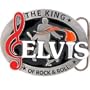 Elvis King Of R&R Belt Buckle