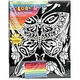 Darice 16-Inch by 20-Inch Velvet Art Set, Butterfly