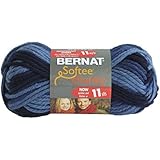 Bernat Softee Chunky Ombre Yarn, Denim