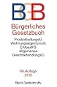 B&uuml;rgerliches Gesetzbuch BGB
