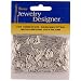 1/4 In. Glass Bugle Beads, Silver, 20 Gram/Pkg