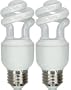 GE 74197 10-Watt Energy Smart CFL Light Bulb, 40-Watt Output, 2-Pack