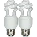 GE 74197 10-Watt Energy Smart CFL Light Bulb, 40-Watt Output, 2-Pack
