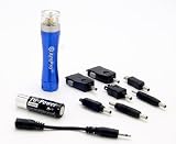Ampro T23920 2 LED Emergency Cell Phone Charger with 2 LED Flashlight
