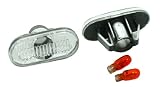Produkt-Bild: Seitenblinker Set, passend f&uuml;r Renault div. Typen. Ausf&uuml;hrung: Klarglas Silber