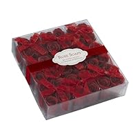 Box of 9 Sets of 4 Red Rose Bath Soaps