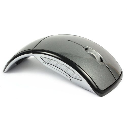 Bend 2.4g Wireless 1000/1600 DPI Mouse for Pc Mac IBM Grey