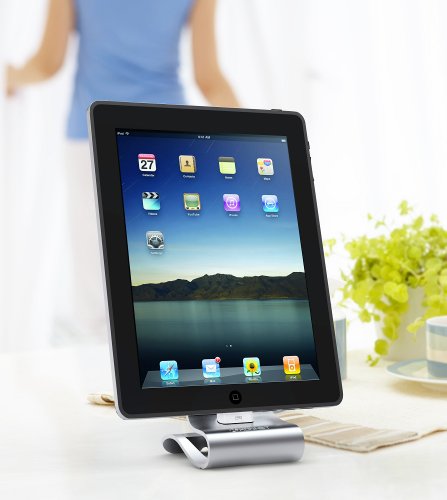 KONNET iCrado Original, Stylish Metal Charging Dock / Cradle / Stand for iPhone, iPhone 3G, 3GS and iPod (Silver)