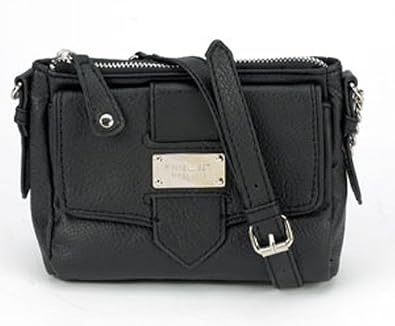 Nine West Courier Small Crossbody (Black)