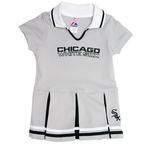 Infant Girls Chicago White Sox Team Color Cheerleader Dress - 24 M