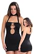 Bang! Halter Dress with Rhinestones Clubwear