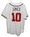 Autographed Chipper Jones Atlanta Braves White Majestic Jersey