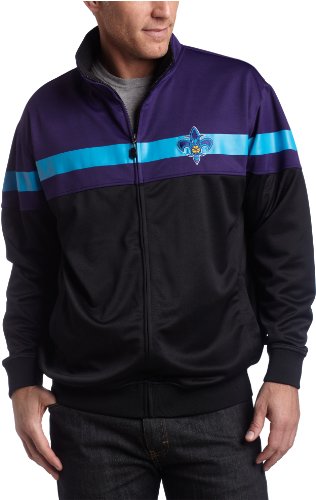 New Orleans Hornets Black/Turquoise Digital Jacket, XX-Large