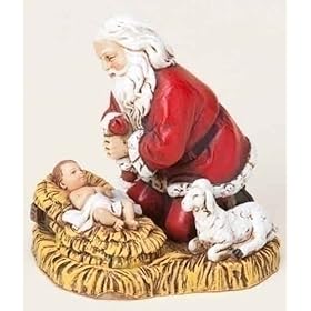  Kneeling Santa Ornament