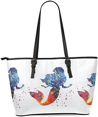 iHomeStore Mermaid Custom Tote Bag Shoulder Bag Lady Handbag Travel Bag for Women