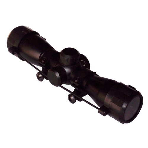 SA Sports 4x32 Illuminated Multi Reticle Crossbow Scope 550, Weaver Ring Mounts, Waterproof
