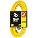 Woods 2884 Yellow Jacket 50-Foot 12/3 SJTW Yellow 15 Amp/125 Volt Rated Outdoor Extension Cord with PowerLite End