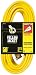 Tools & Hardware : Woods 2884 Yellow Jacket 50-Foot 12/3 SJTW Yellow 15 Amp/125 Volt Rated Outdoor Extension Cord with PowerLite End