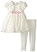 Nannette Baby Girls' Lace Legging Set with Mock Jacket and Panty