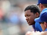 Chicago Cubs v San Francisco Giants, SCOTTSDALE, AZ - MARCH 01: Starlin Castro Photographic Poster Print by Christian Petersen, 12x16