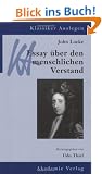 John Locke: Essay �ber den menschlichen Verstand