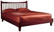 Fashion Bed Group Jakarta Queen Bed with Rails, Mahogany