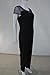 eShow Women Plus Size Perspective Clubwear Bodycon Long Jumpsuit Rompers (XXL, Black)