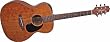 Takamine Pro Series EF740SGN OM Cedar Acoustic Electric Guitar, Satin Brown with Case