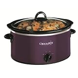 Crockpot, 3.5ltr Crockpot Slow Cooker - Aubergine With Black Trim