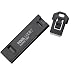 Tool Logic SFB Signal Fire Keyring Accessory with Magnesium Fire Starter and Whistle, Black