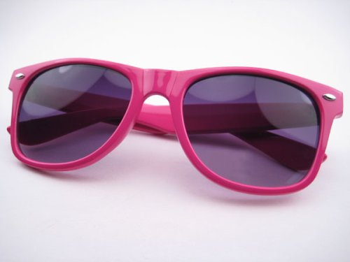 Vintage Wayfarers Pink Frame Dark Lens