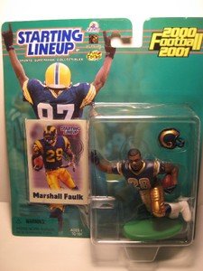 2000 NFL Starting Lineup Hobby Edition - Marshall Faulk - St. Louis Rams
