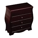 Mele & Co. Clarice Upright Jewelry Box in Mahogany Finish , 10" x 4 1/4" x 9 1/2"