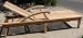 Outdoor Living : A Grade Outdoor Garden Teak Sun Chaise Lounge - FREE SHIPPING