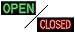 MVS 500RG LED Open & Closed Sign