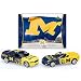 Michigan Wolverines 1:64 2007 Home & Road Dodge Charger/Corvette 2 Pack with Card