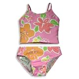 Girlfriends by Anita G. - Girls 2 Piece Tankini Swimsuit, Pink, Multi