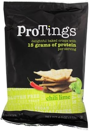 ProTings - Chili Lime Protein Chips - 4 oz.pack of 2