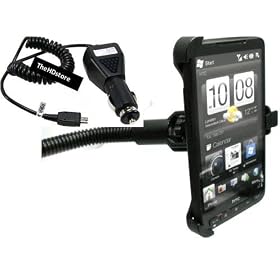 Support voiture rotatif a ventouse HTC HD2 + chargeur [Appareils �lectroniques]