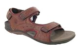 Mens Brown Hush Puppies Mitigate Safari Sandals
