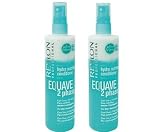 2 Flacons 500 Ml (= 1 Litre) Revlon Hydro Equave 2 Phase Ou Equave Bi Phase - Soin Hydro-Nutritive Instantané Pour Cheveux Sec Ou Abîmés