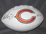 Mike Singletary Autographed/Hand Signed Chicago Bears Logo Football w/ HOF 98